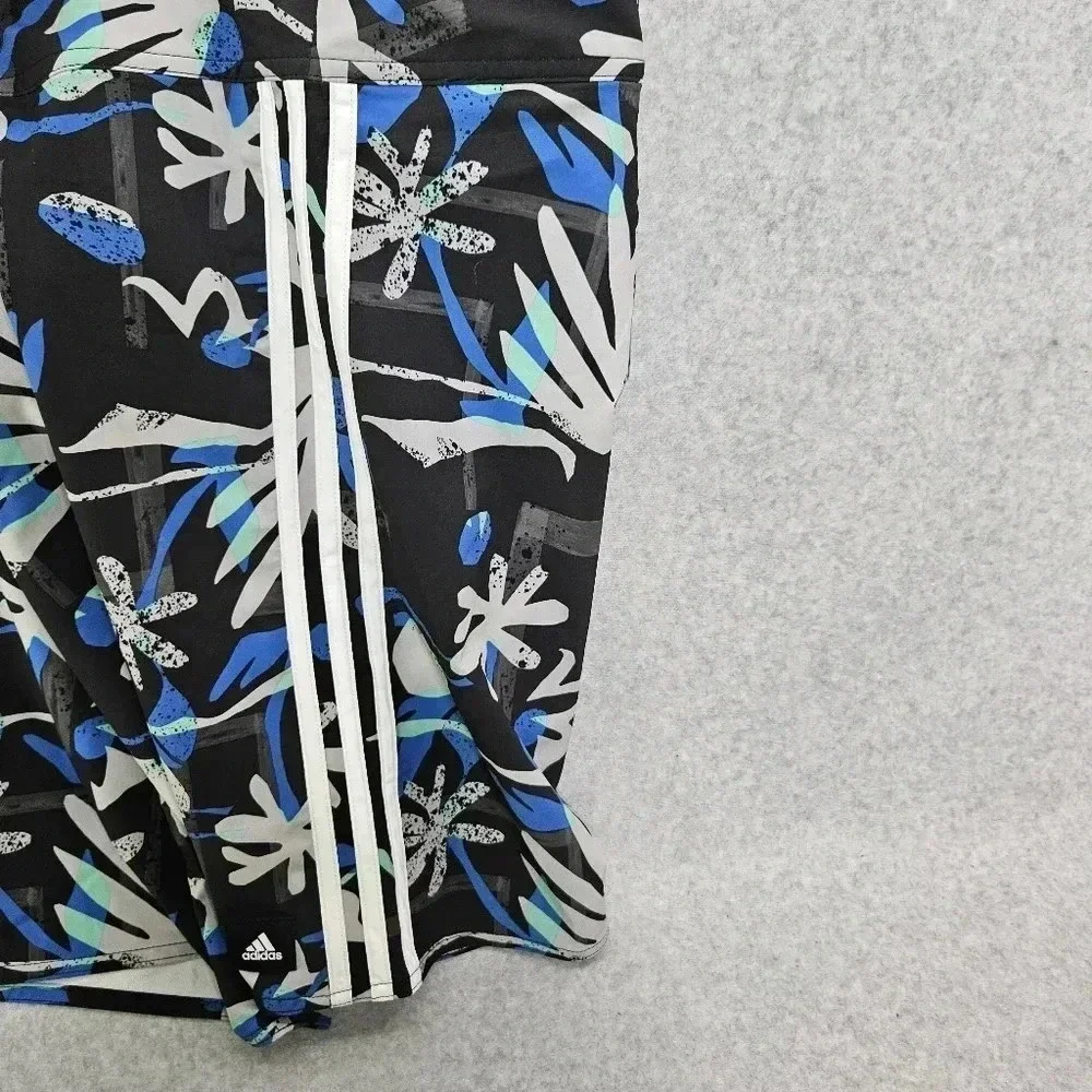 Adidas Floral‎ Beach Tech Shorts Blue and Gray Men's Size 37